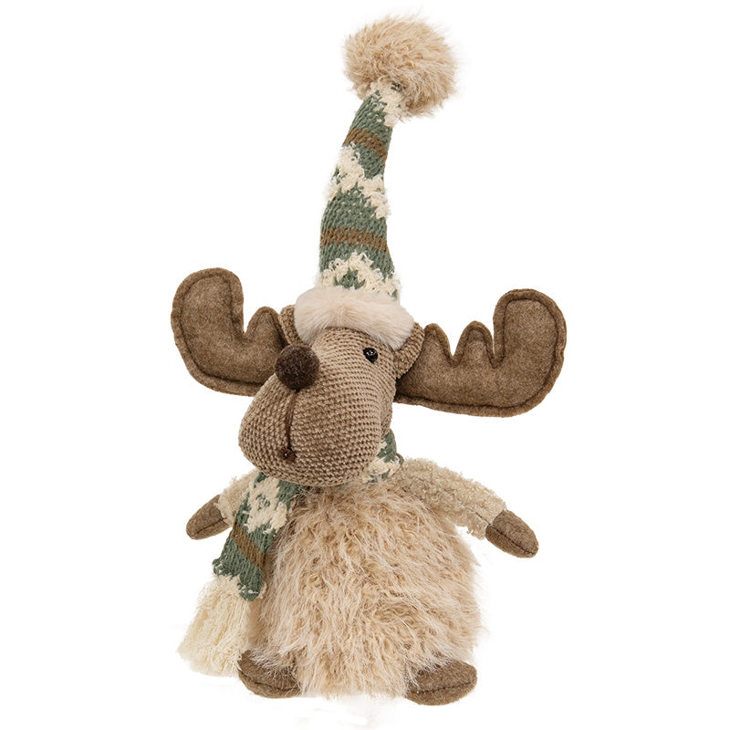 TEAL NORDIC PRINT REINDEER