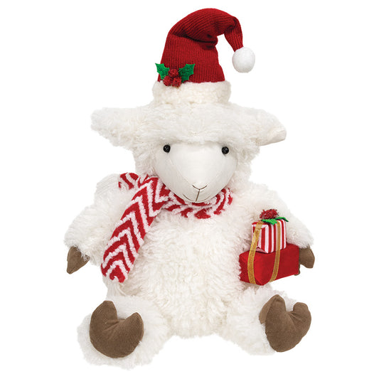 SHEEP W/ CHRISTMAS PRESENT
