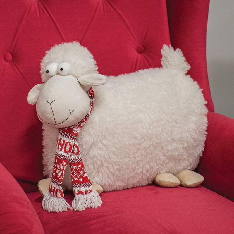 HO HO HO SHEEP PILLOW