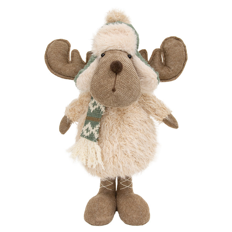 NORDIC TEAL TRAPPER HAT REINDEER