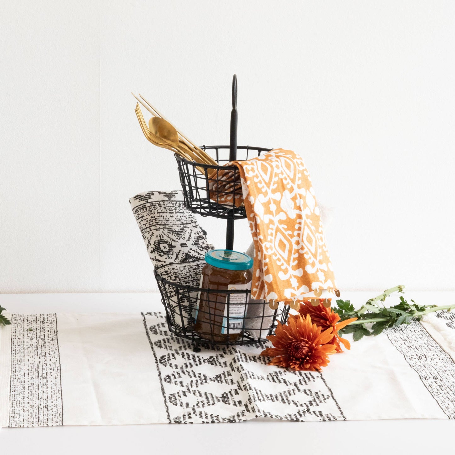 Tiered Metal Baskets