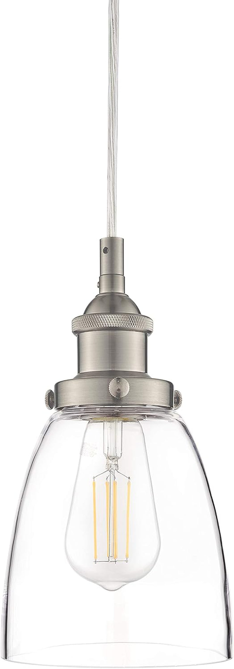 Large Bell Shaped Glass Pendant Light  (Online Exclusive)