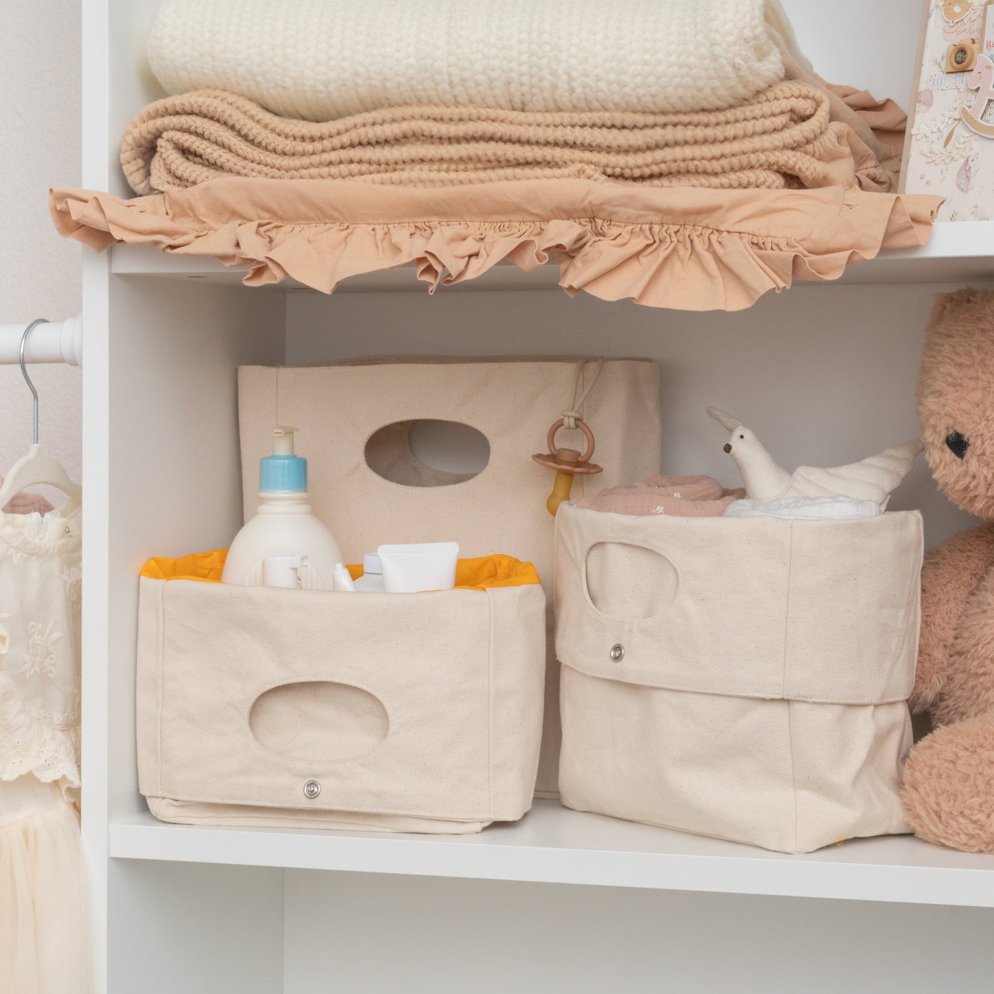 Canvas Basket - Set of 2 (Online Exclusive)