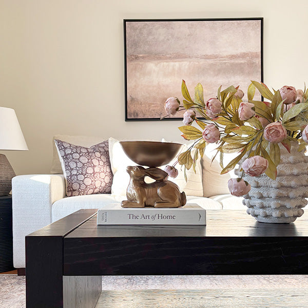 Gold Bunny with Bowl | Brilliant Centerpiece Collection (Online Exclusive)