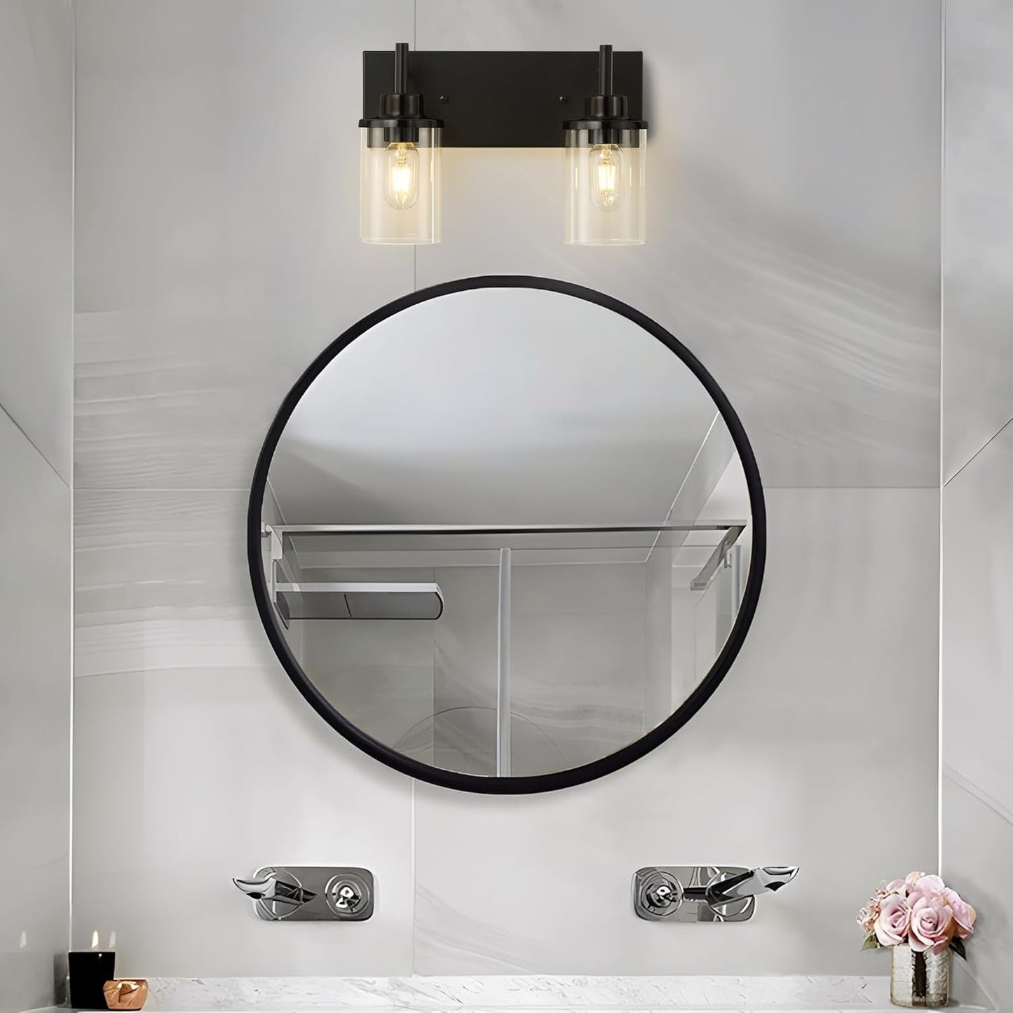 Clear Glass Shade Wall Sconce  (Online Exclusive)
