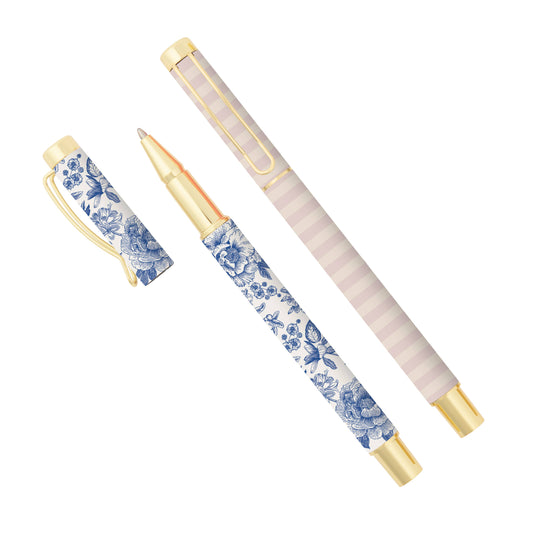 Blue Delft Metal Pen Set