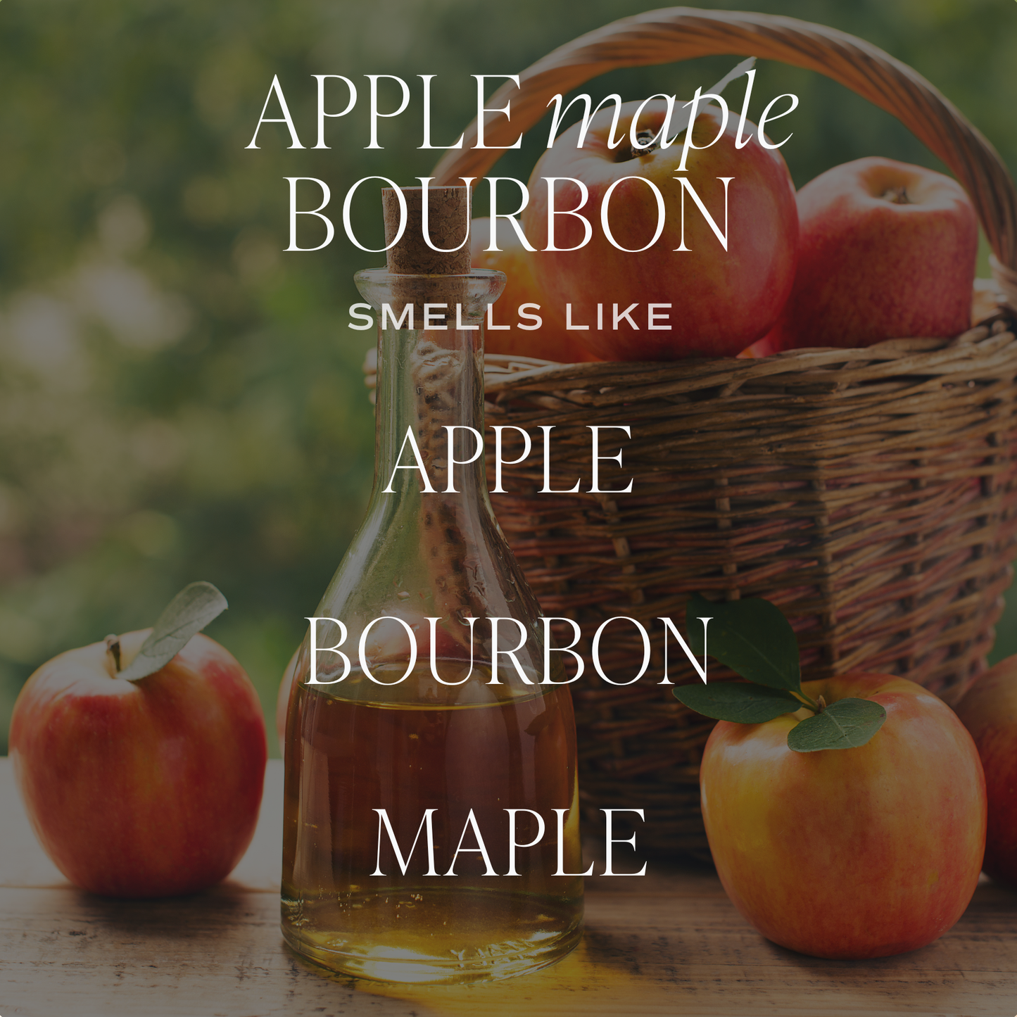 Apple Maple Bourbon Candle