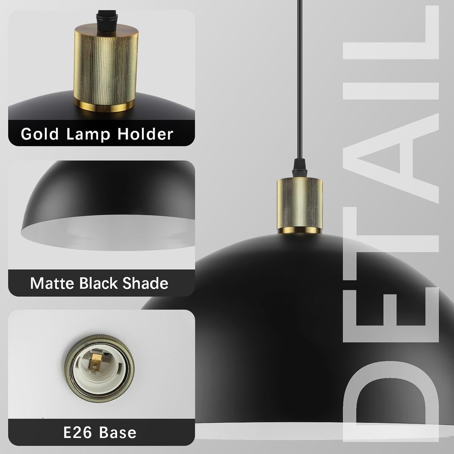 Dome Metal Pendant Light  (Online Exclusive)