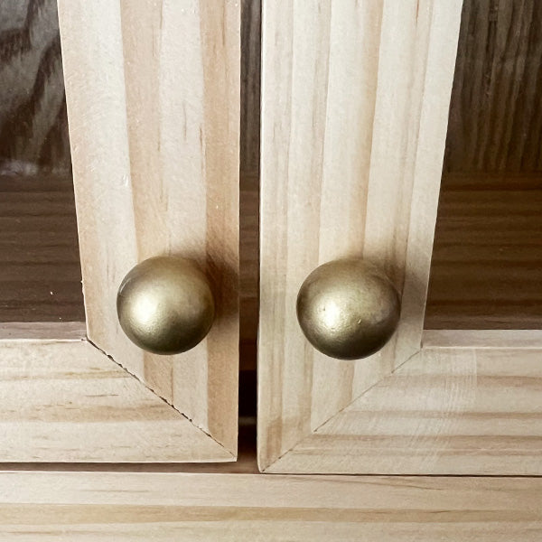 Turned Wood Frame Wall Cabinet (Online Exclusive)