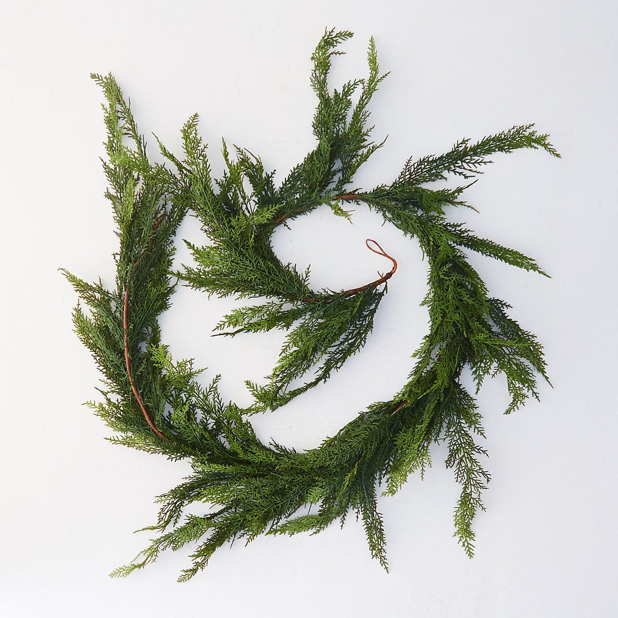 6' Faux Realistic Cedar Deluxe Garland (Online exclusive)