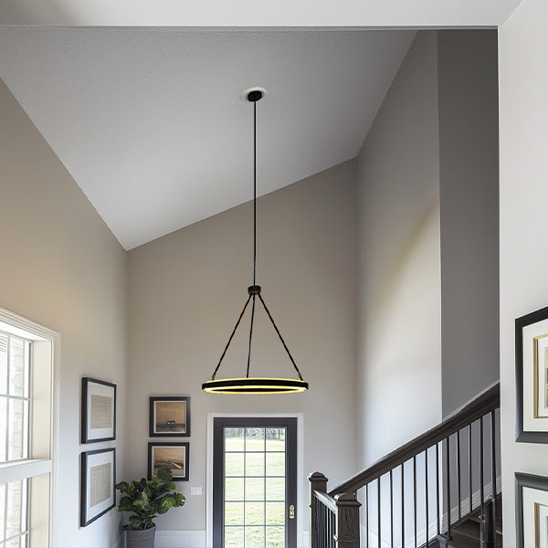 Adjustable Round LED Chandelier (Online Exclusive)