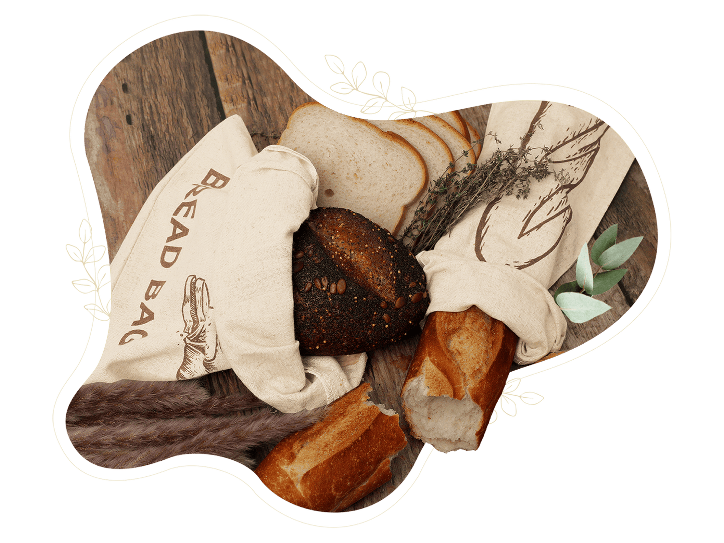 Linen Bread Bags (Online Exclusive)