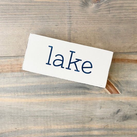 Small Lake Sign  (Online Exclusive)