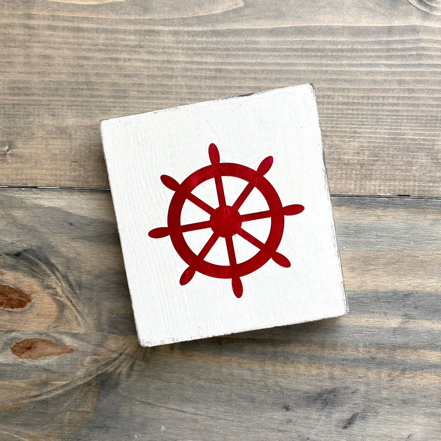 Ship Wheel Sign  (Online Exclusive)