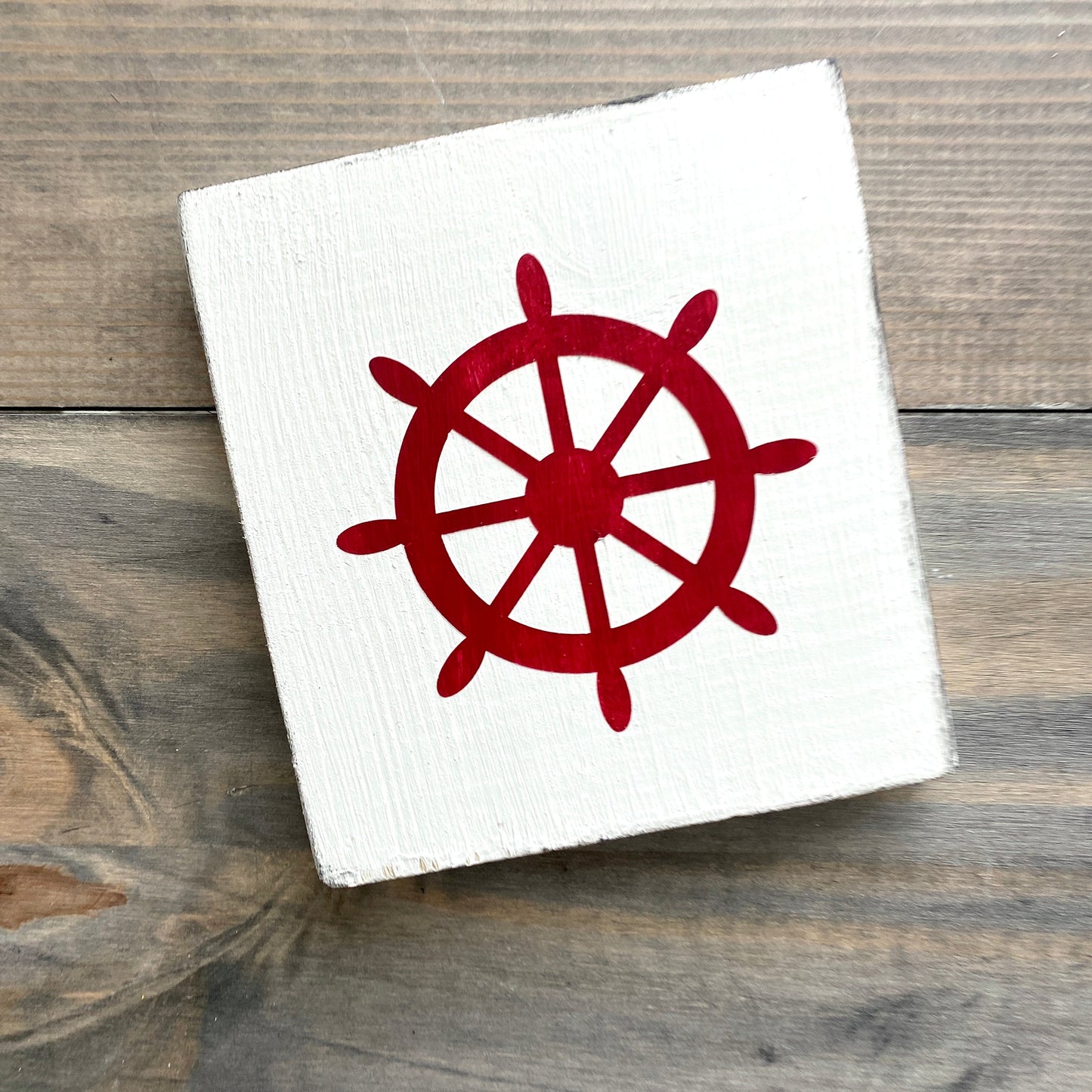 Ship Wheel Sign  (Online Exclusive)
