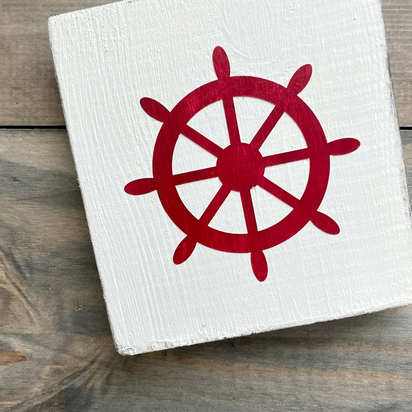 Ship Wheel Sign  (Online Exclusive)