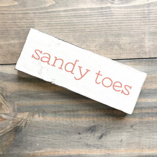 Sandy Toes Sign  (Online Exclusive)
