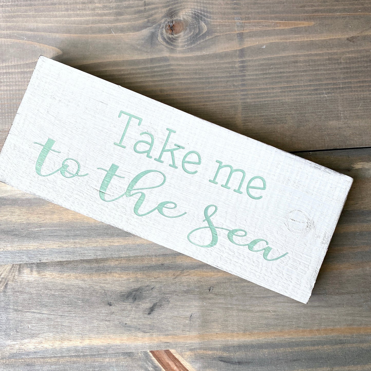 Take Me To The Sea Sign  (Online Exclusive)