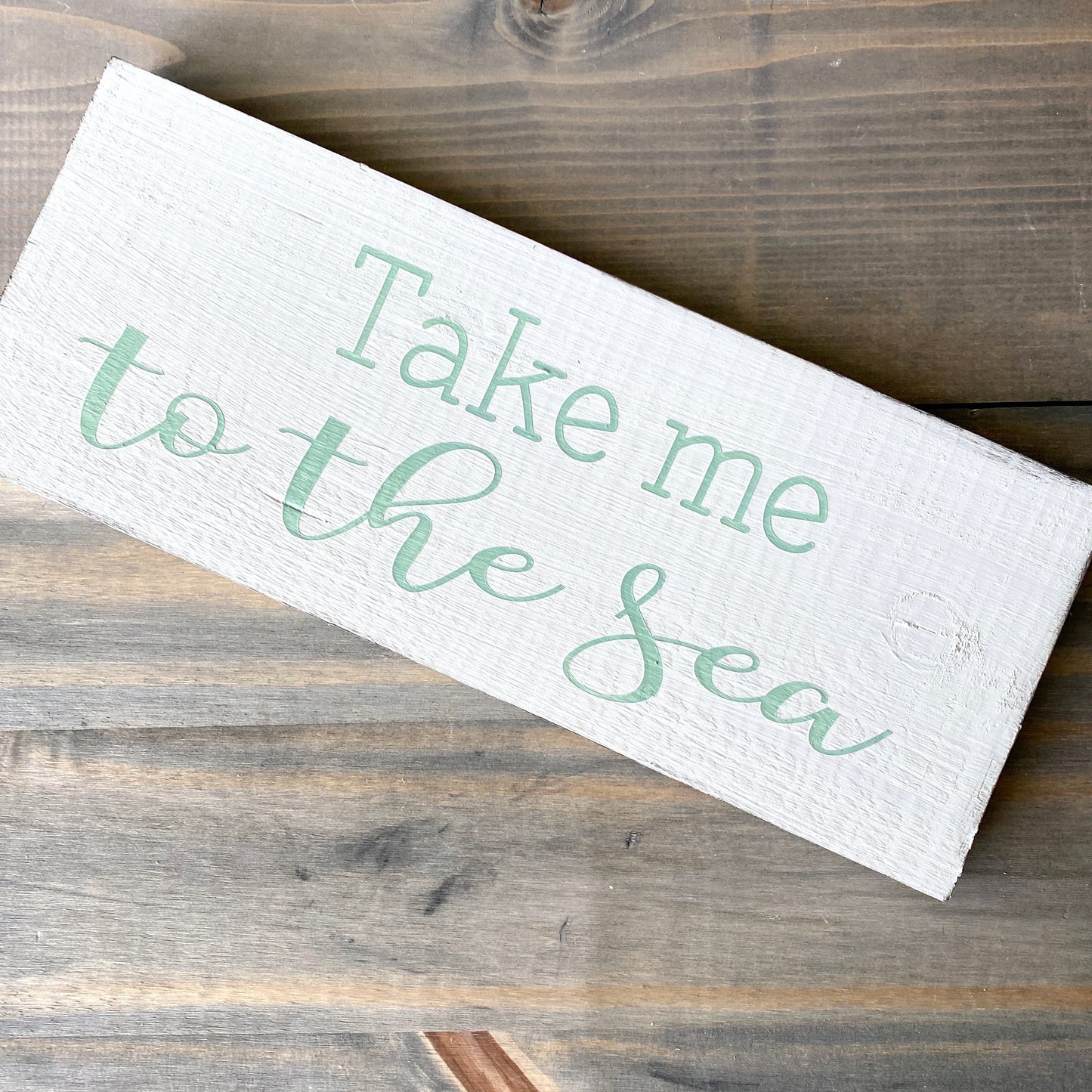 Take Me To The Sea Sign  (Online Exclusive)