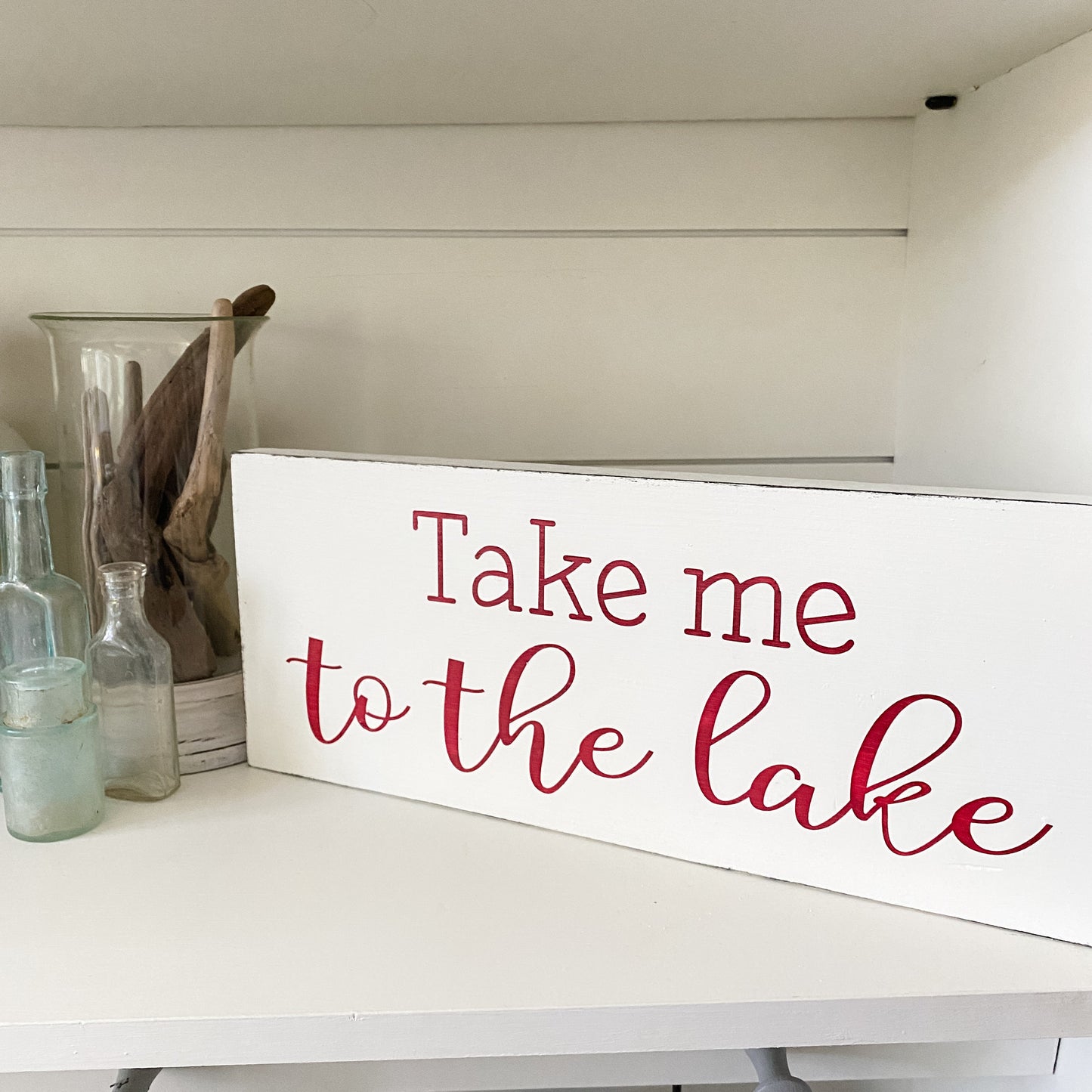 Take Me To The Lake Sign  (Online Exclusive)