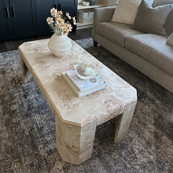 Artisan Burl Wood Coffee Table (Online Exclusive)