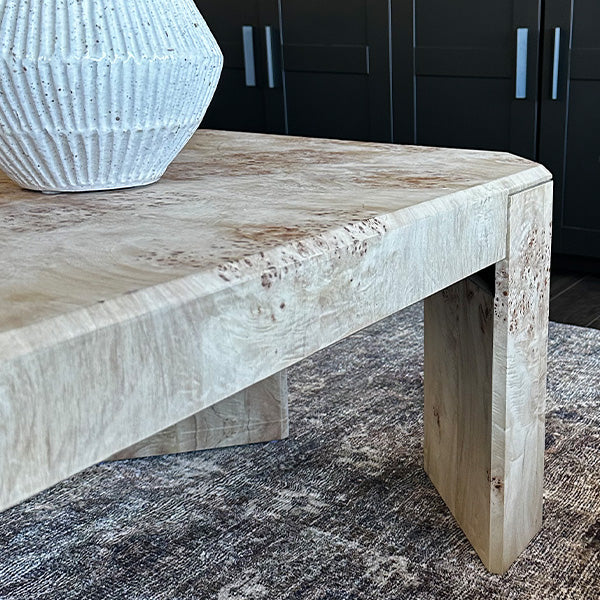 Artisan Burl Wood Coffee Table (Online Exclusive)