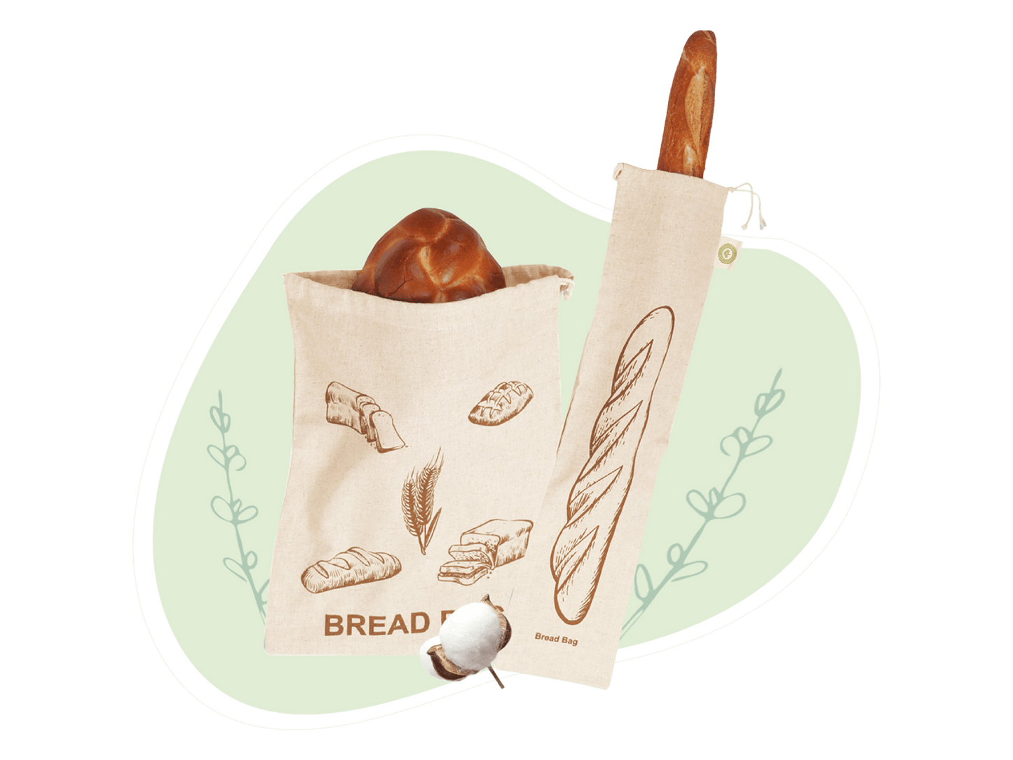 Linen Bread Bags (Online Exclusive)