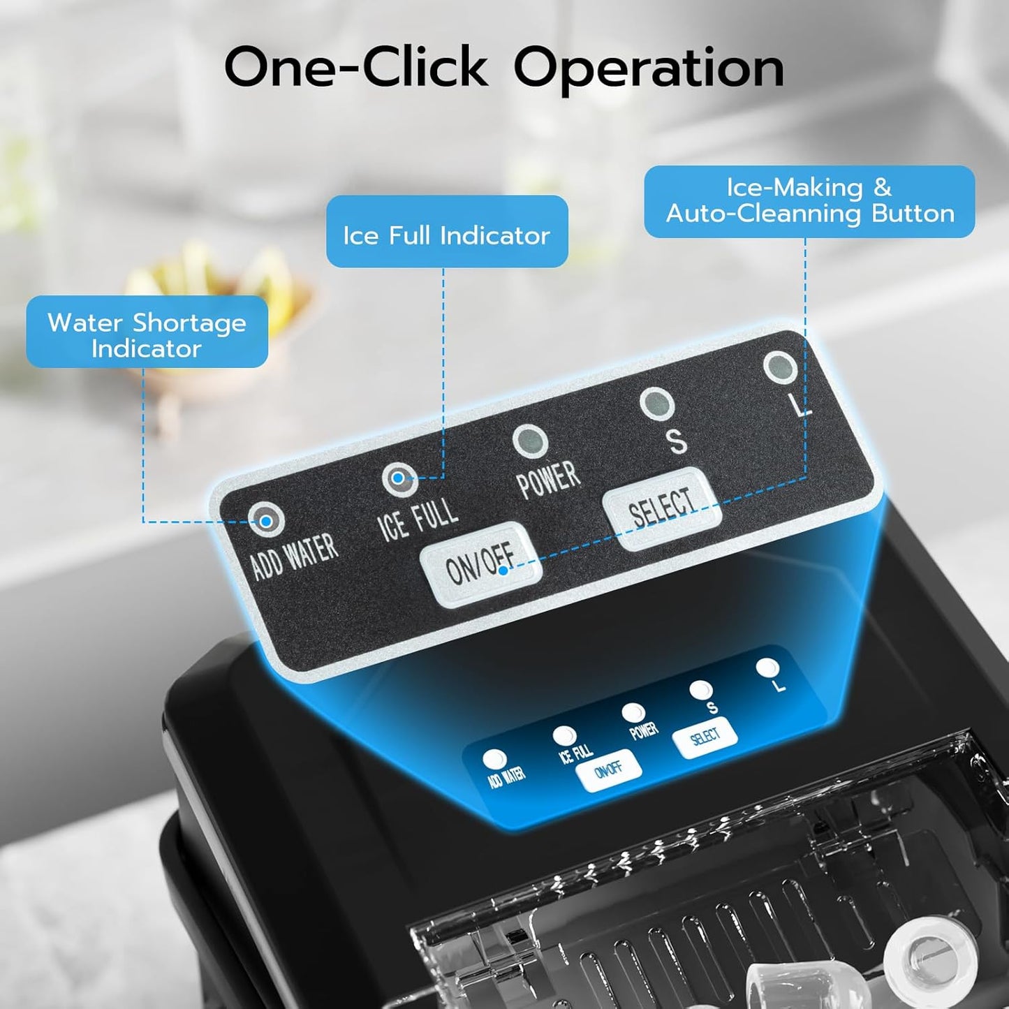 Countertop Ice Maker Z5812B\Z5822G\58012RIM0  (Online Exclusive)