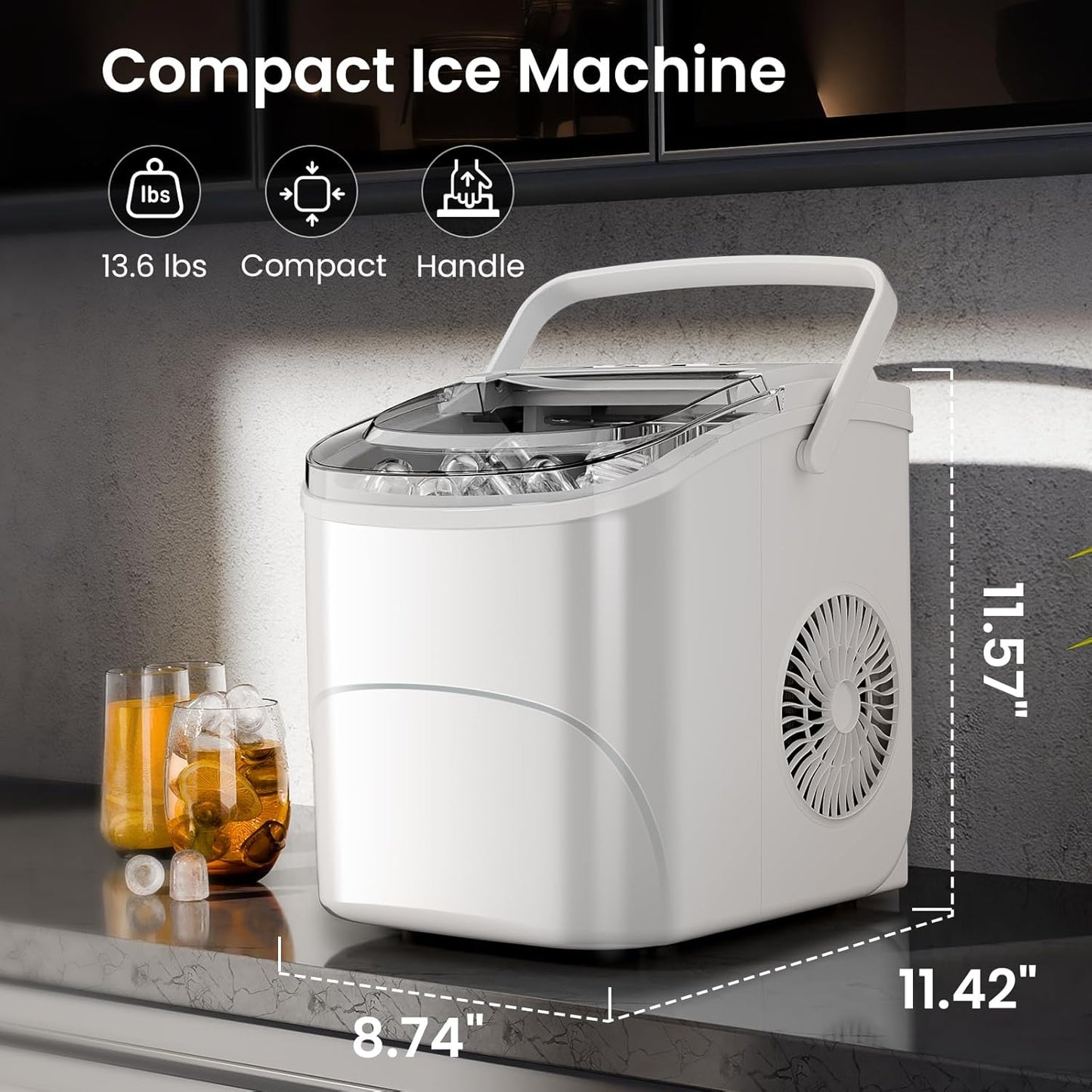 Countertop Ice Maker Z5812B\Z5822G\58012RIM0  (Online Exclusive)