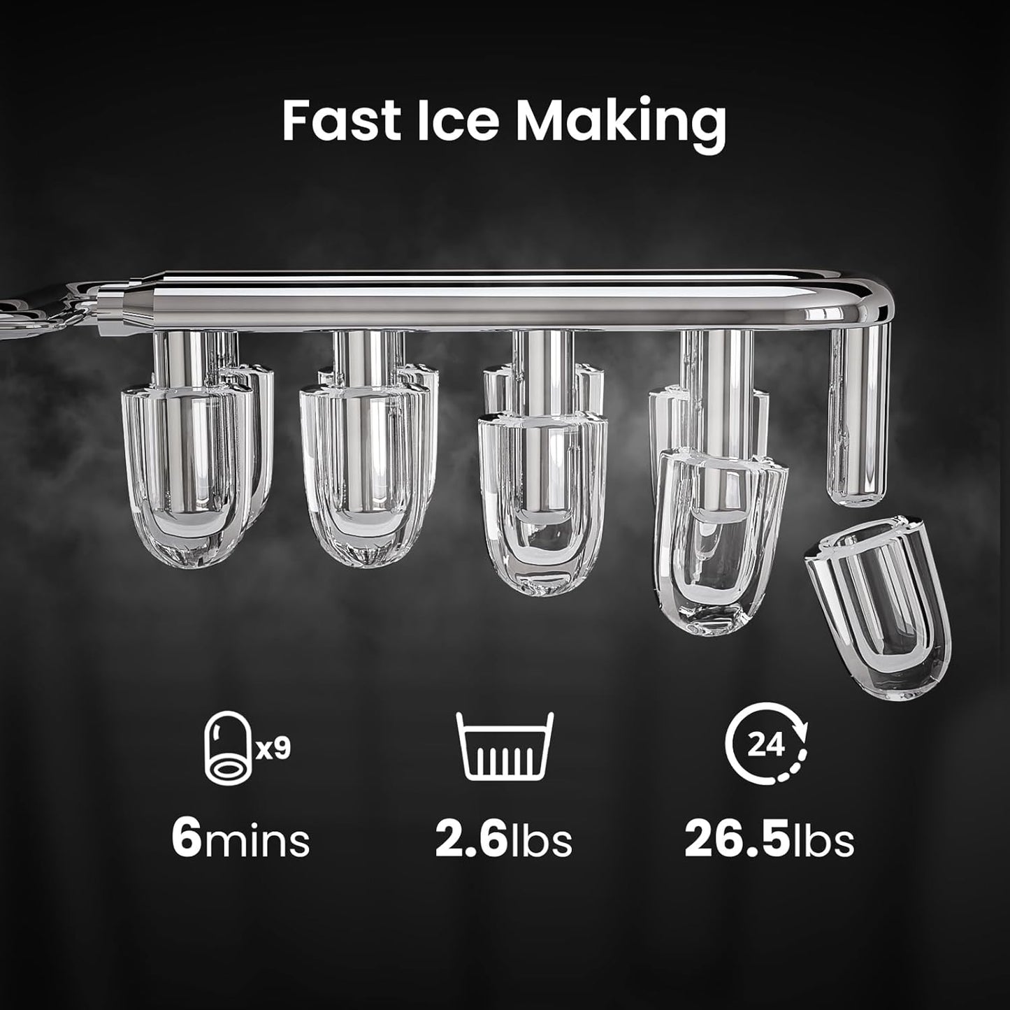 Countertop Ice Maker Z5812B\Z5822G\58012RIM0  (Online Exclusive)