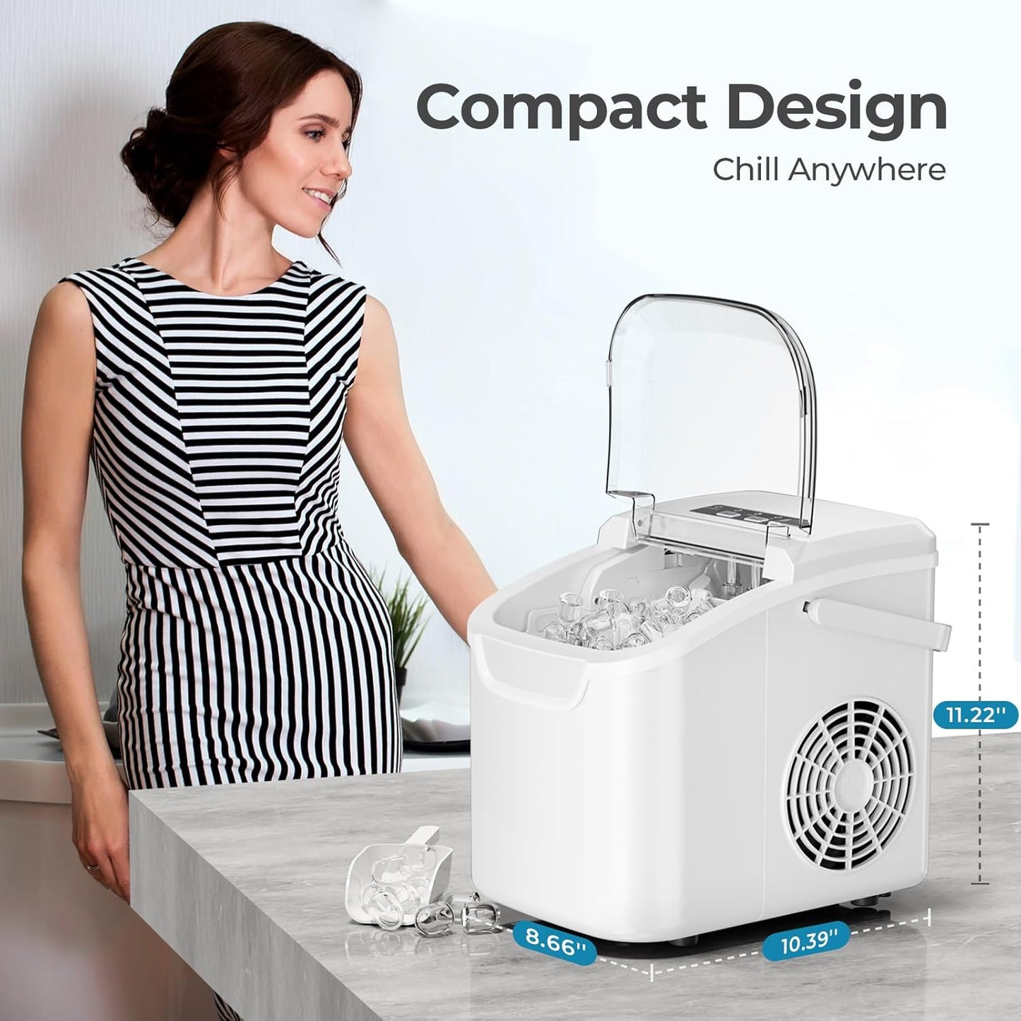 Countertop Ice Maker Z5812B\Z5822G\58012RIM0  (Online Exclusive)