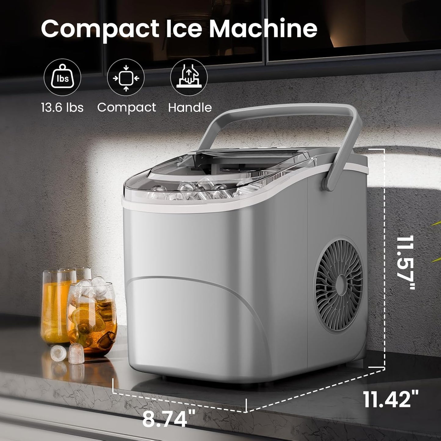 Countertop Ice Maker Z5812B\Z5822G\58012RIM0  (Online Exclusive)