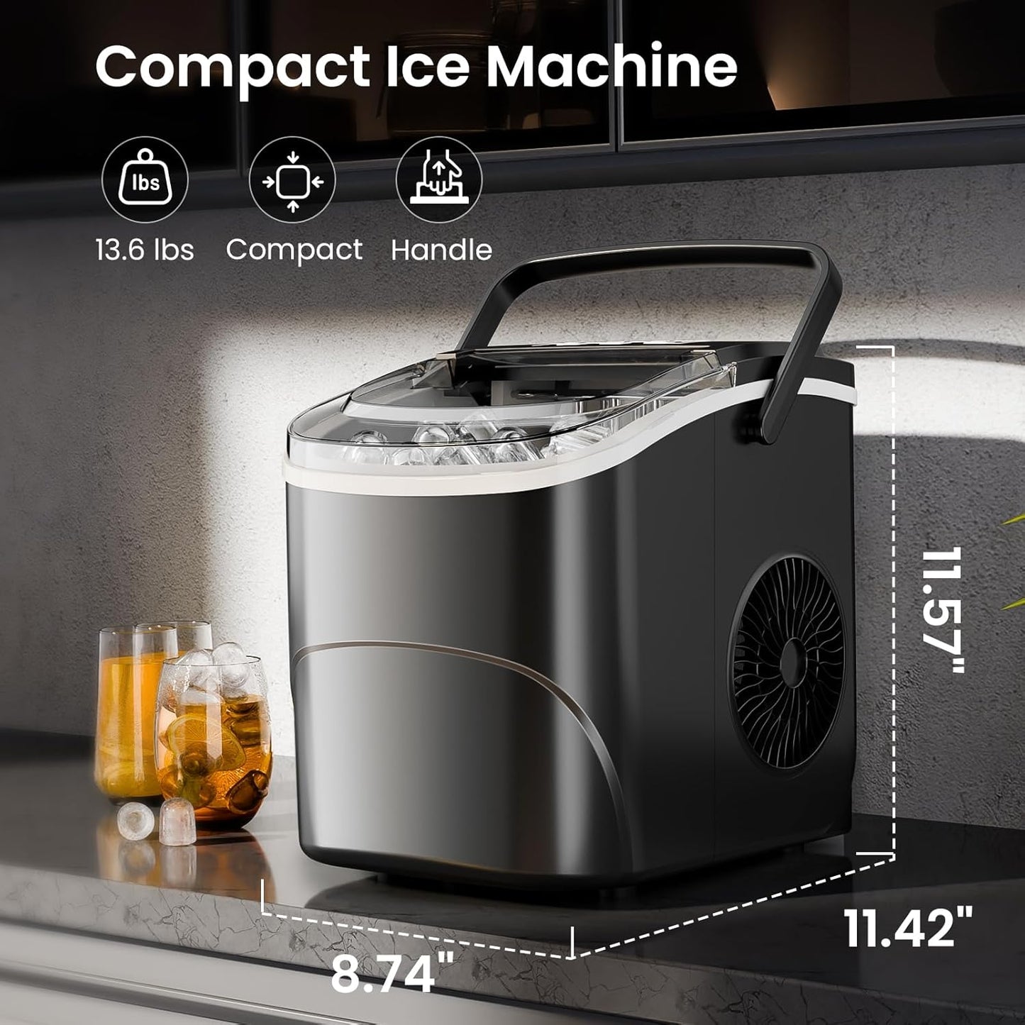 Countertop Ice Maker Z5812B\Z5822G\58012RIM0  (Online Exclusive)