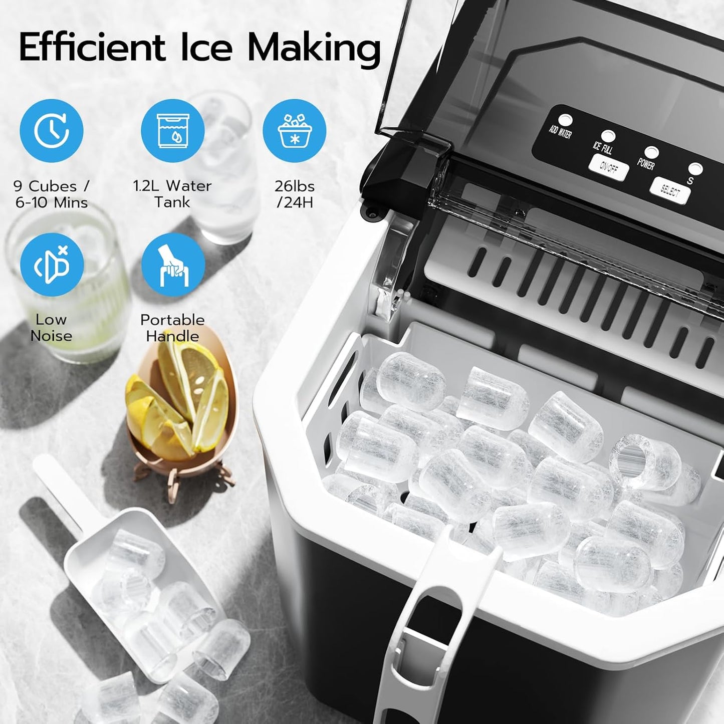 Countertop Ice Maker Z5812B\Z5822G\58012RIM0  (Online Exclusive)