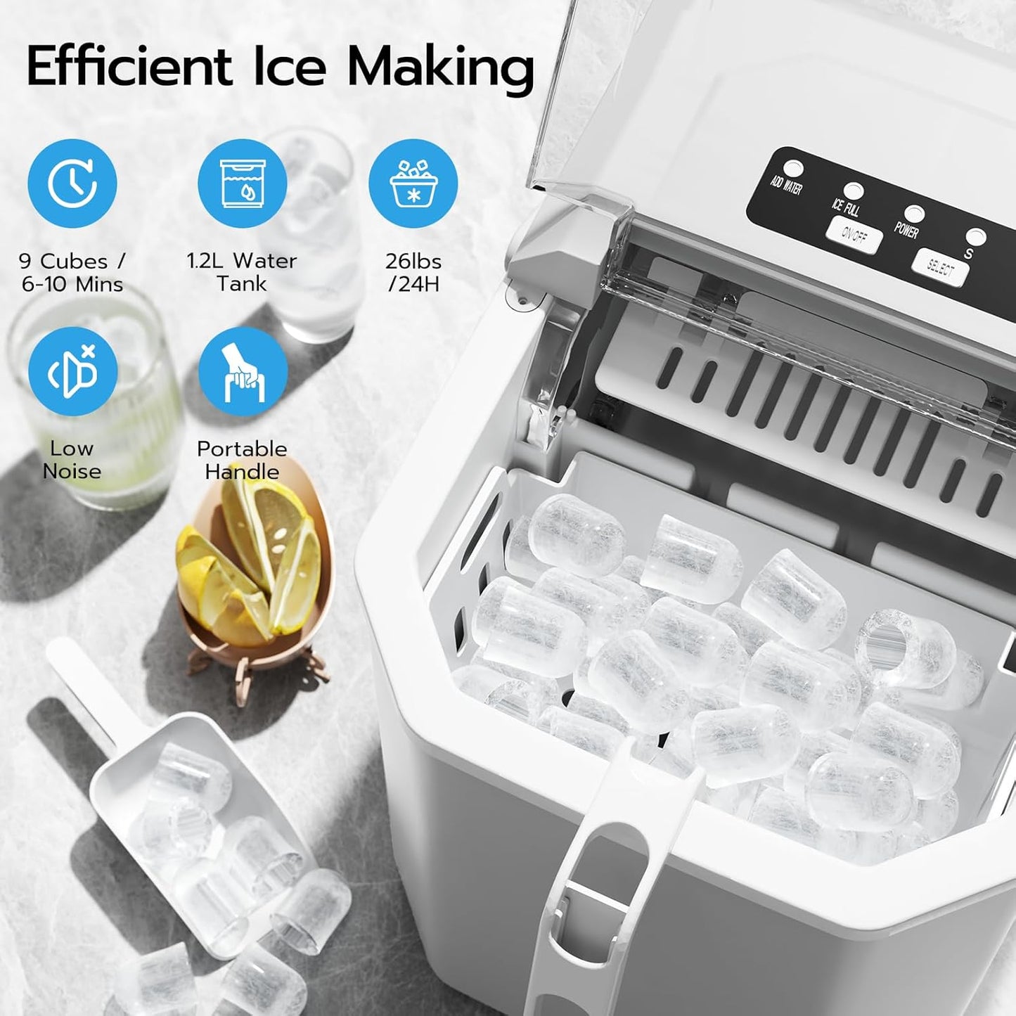 Countertop Ice Maker Z5812B\Z5822G\58012RIM0  (Online Exclusive)