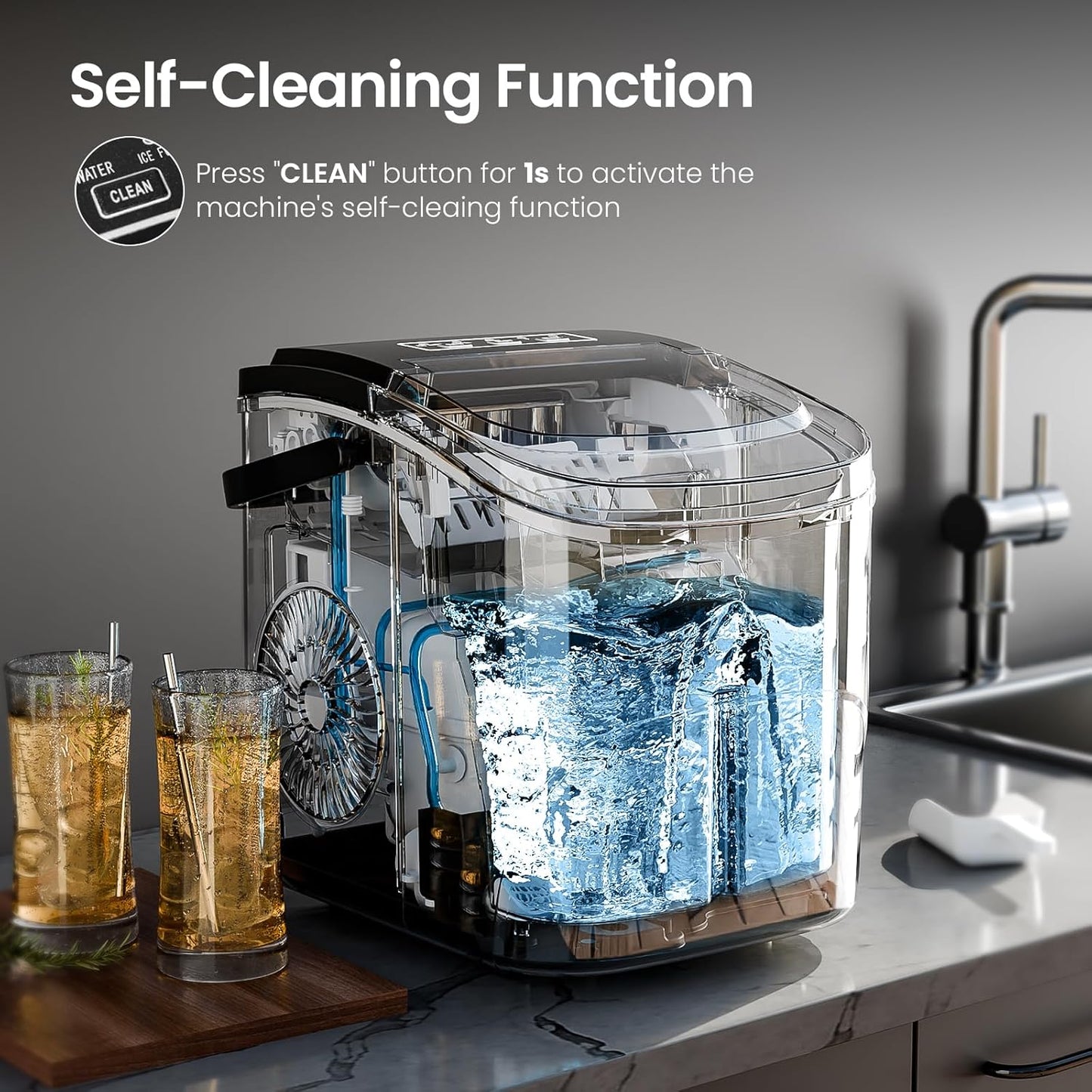 Countertop Ice Maker Z5812B\Z5822G\58012RIM0  (Online Exclusive)
