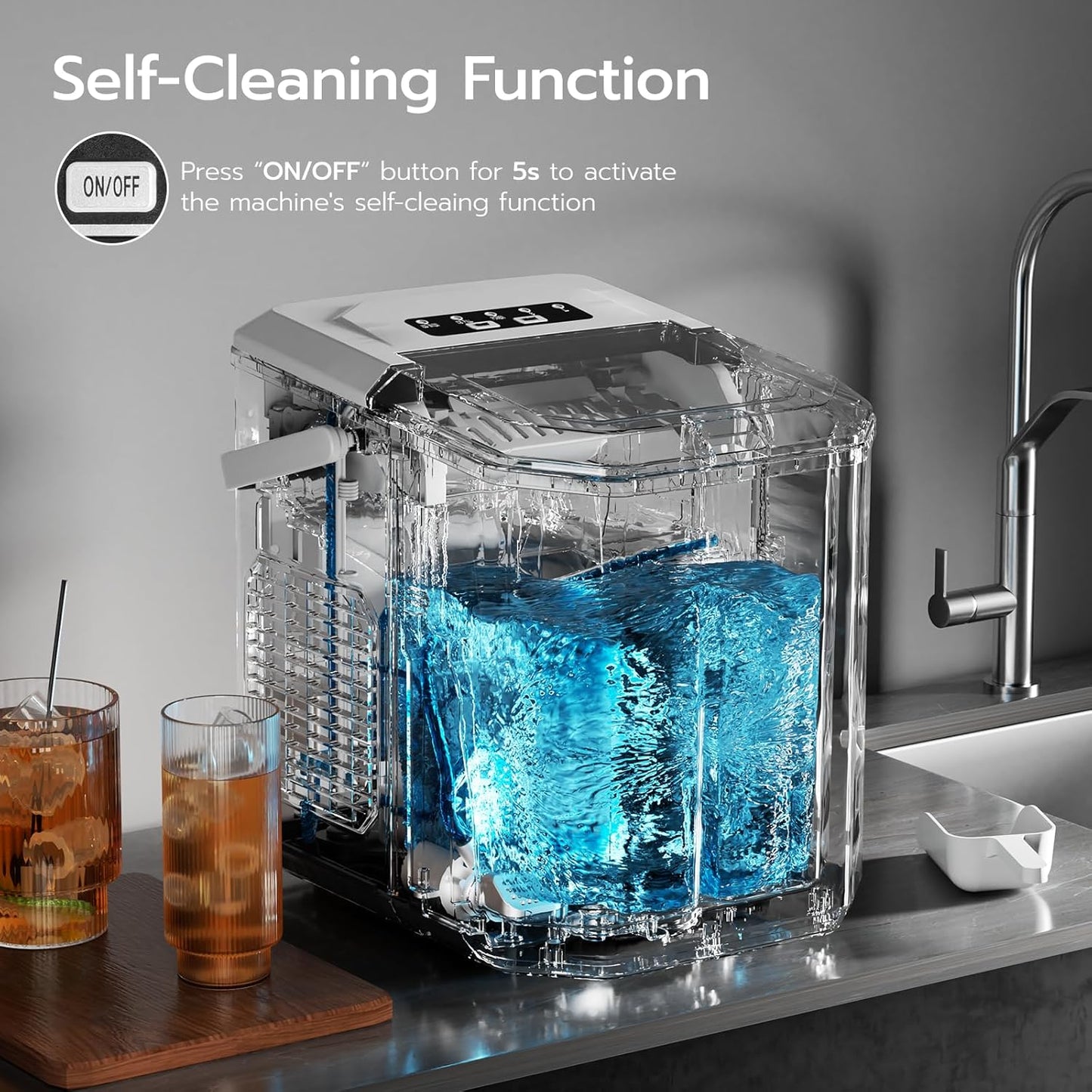 Countertop Ice Maker Z5812B\Z5822G\58012RIM0  (Online Exclusive)
