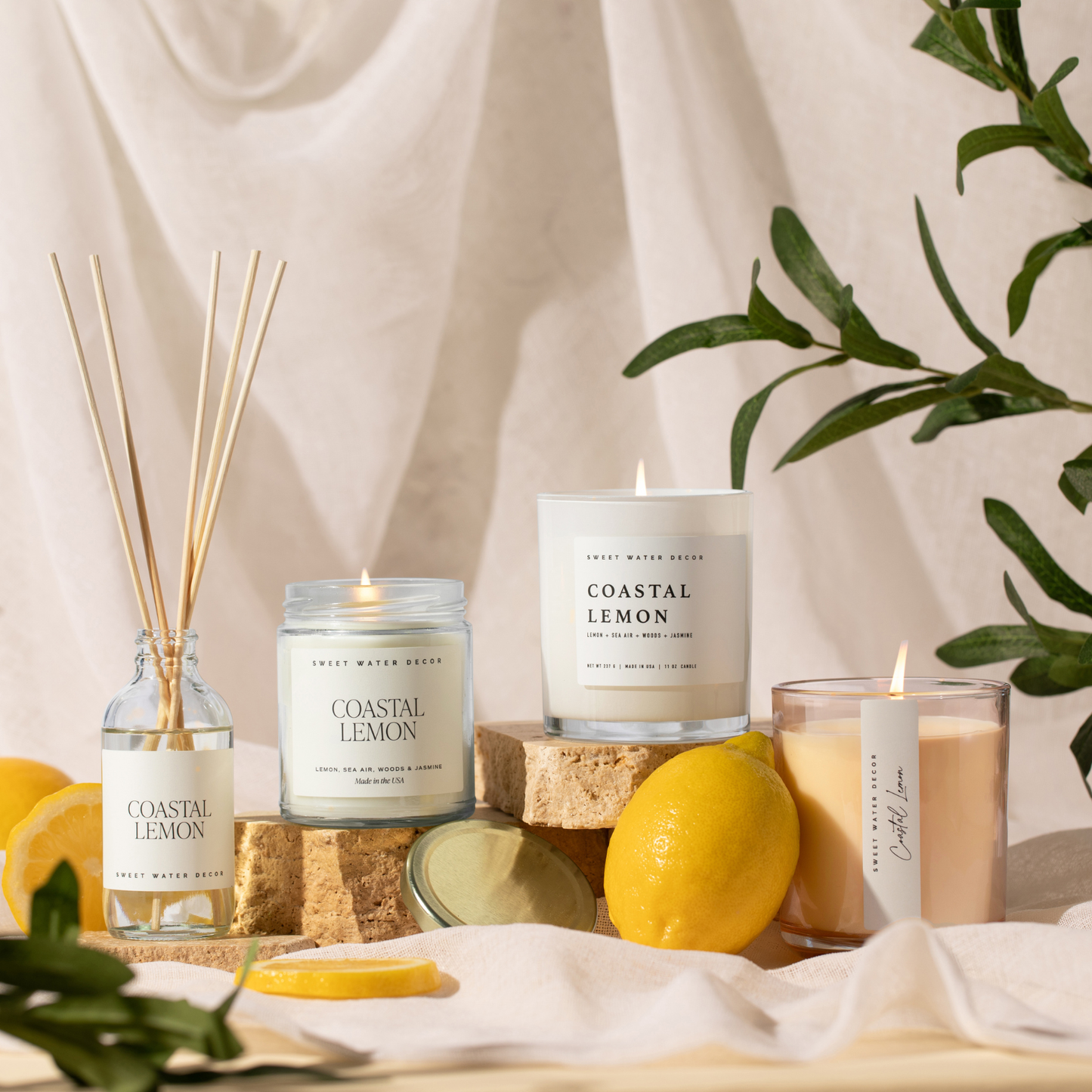 Coastal Lemon Reed Diffuser