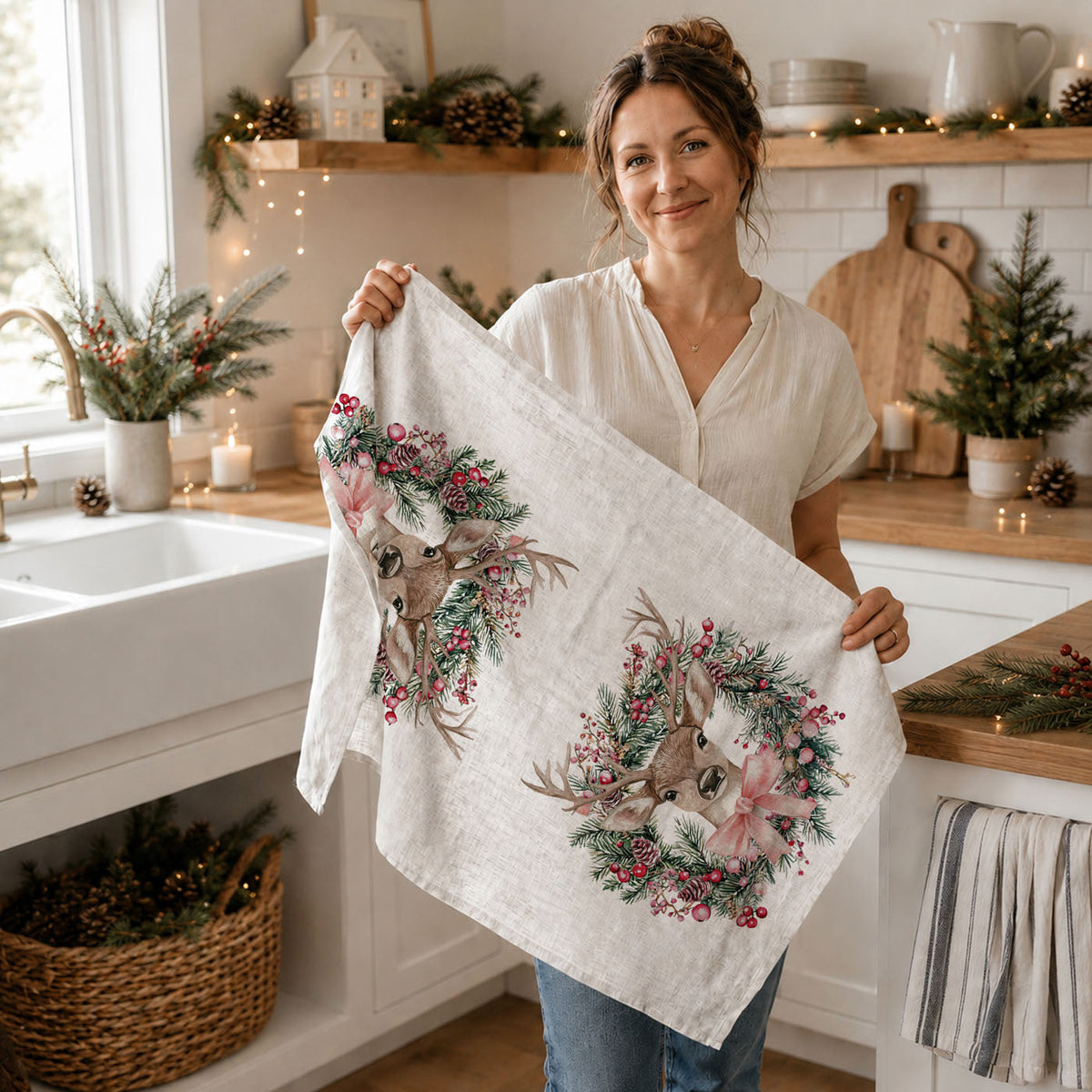 Deer Wreath  (Online Exclusive)