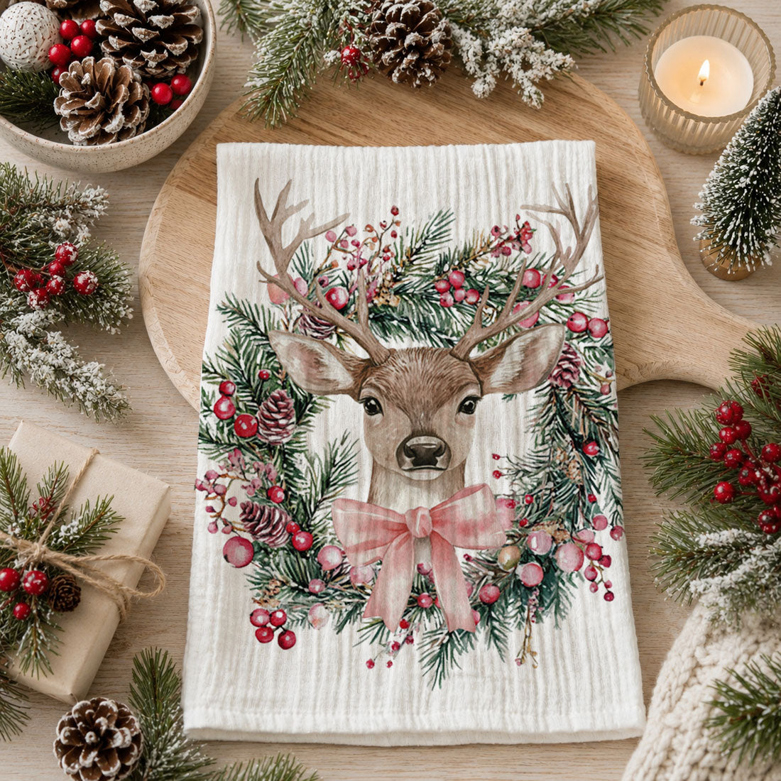 Deer Wreath  (Online Exclusive)