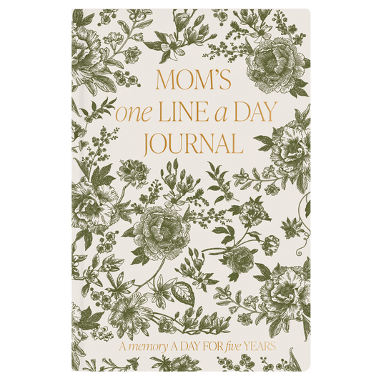 Mom's One Line A Day Leather Journal