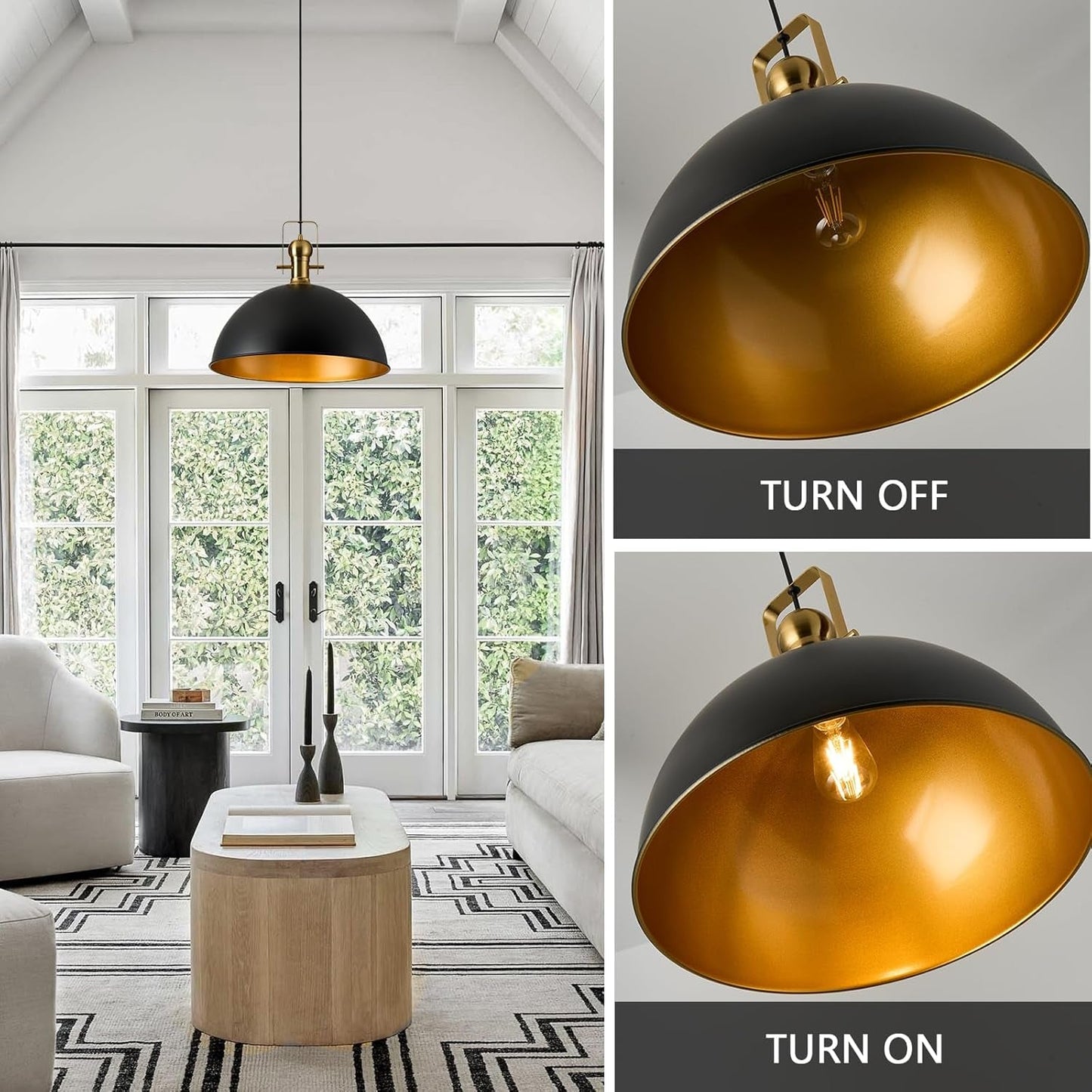 12 Inch Farmhouse Dome Pendant Lights  (Online Exclusive)