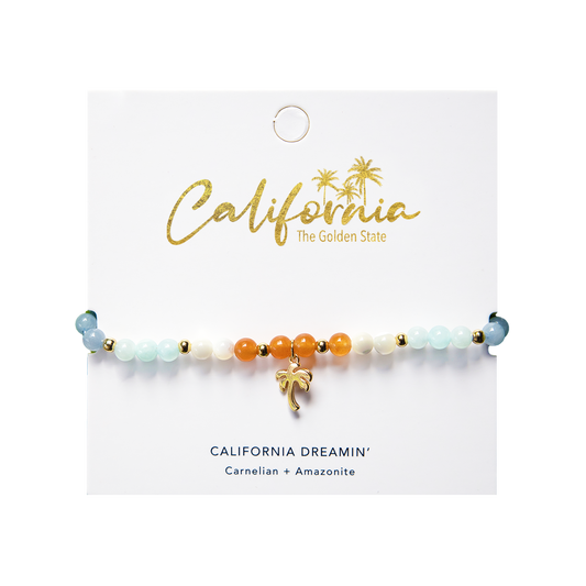 California Dreamin' California Healing 4mm Bracelet
