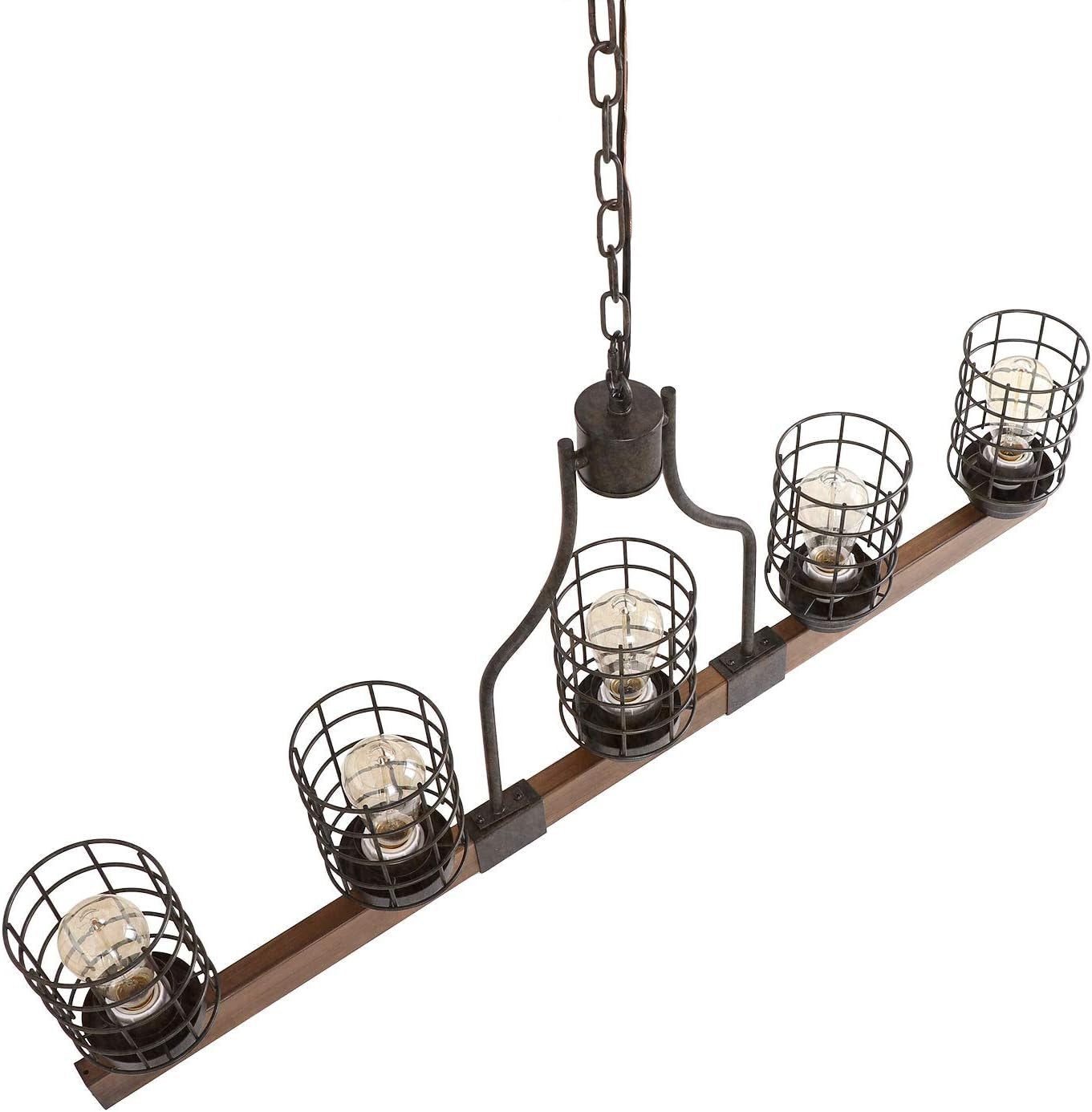 Farmhouse 5-Light Cage Rustic Chandelier  (Online Exclusive)
