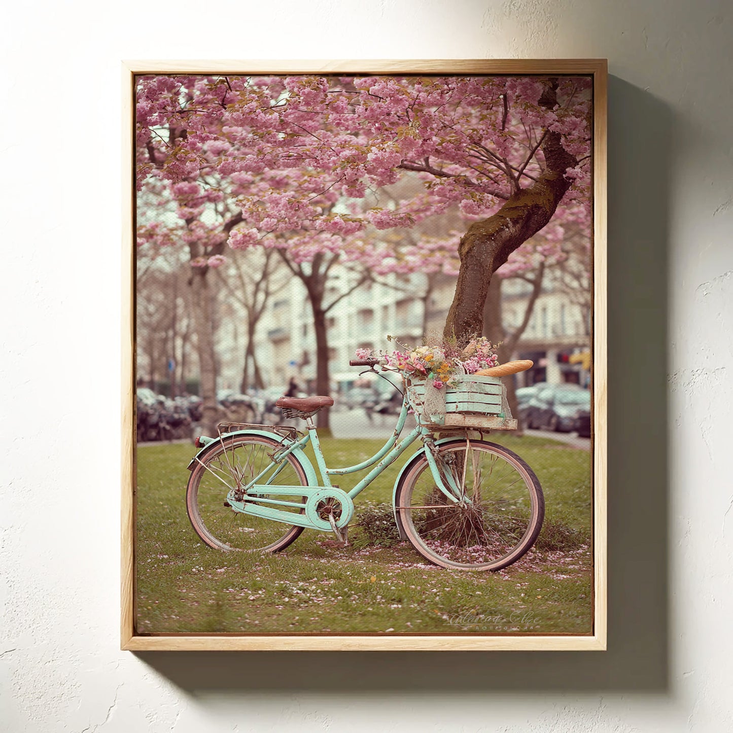 Bicycle Beneath Blossoming Canopy (Online Exclusive)
