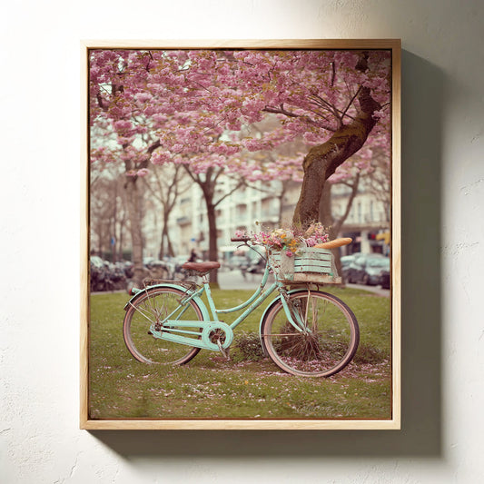 Bicycle Beneath Blossoming Canopy (Online Exclusive)