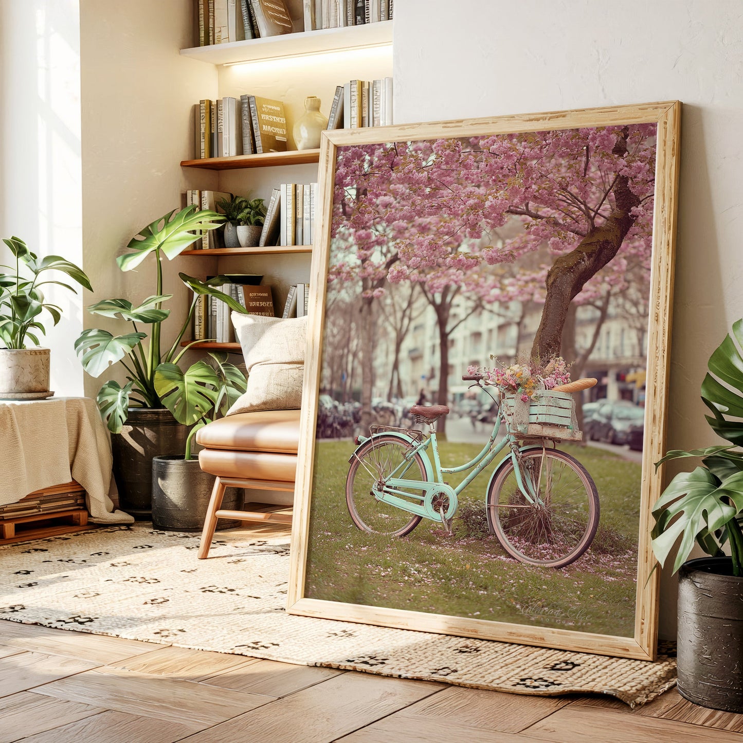 Bicycle Beneath Blossoming Canopy (Online Exclusive)