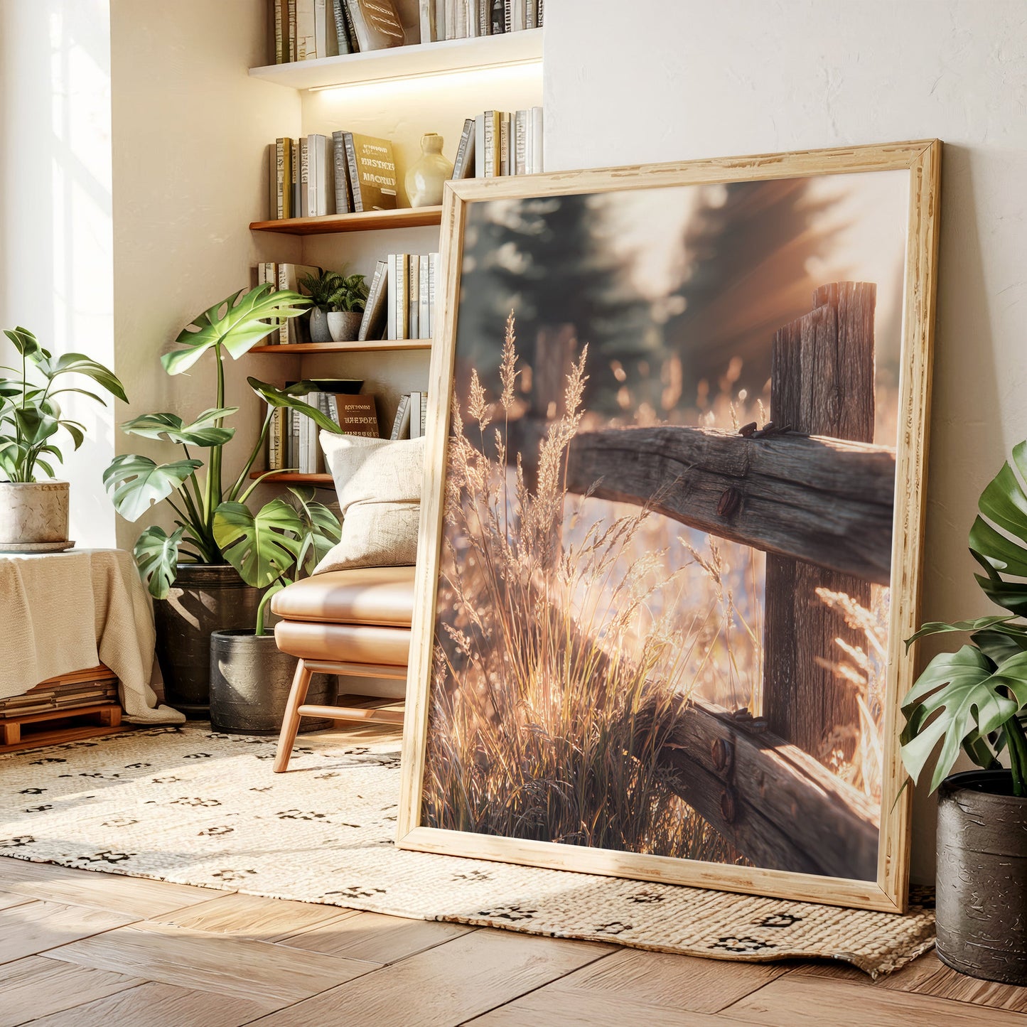 Golden Light on Weathered Wood (Online Exclusive)