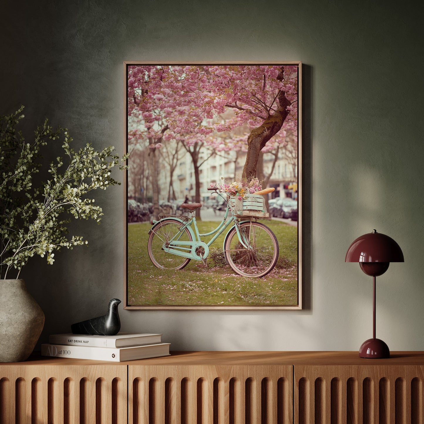 Bicycle Beneath Blossoming Canopy (Online Exclusive)
