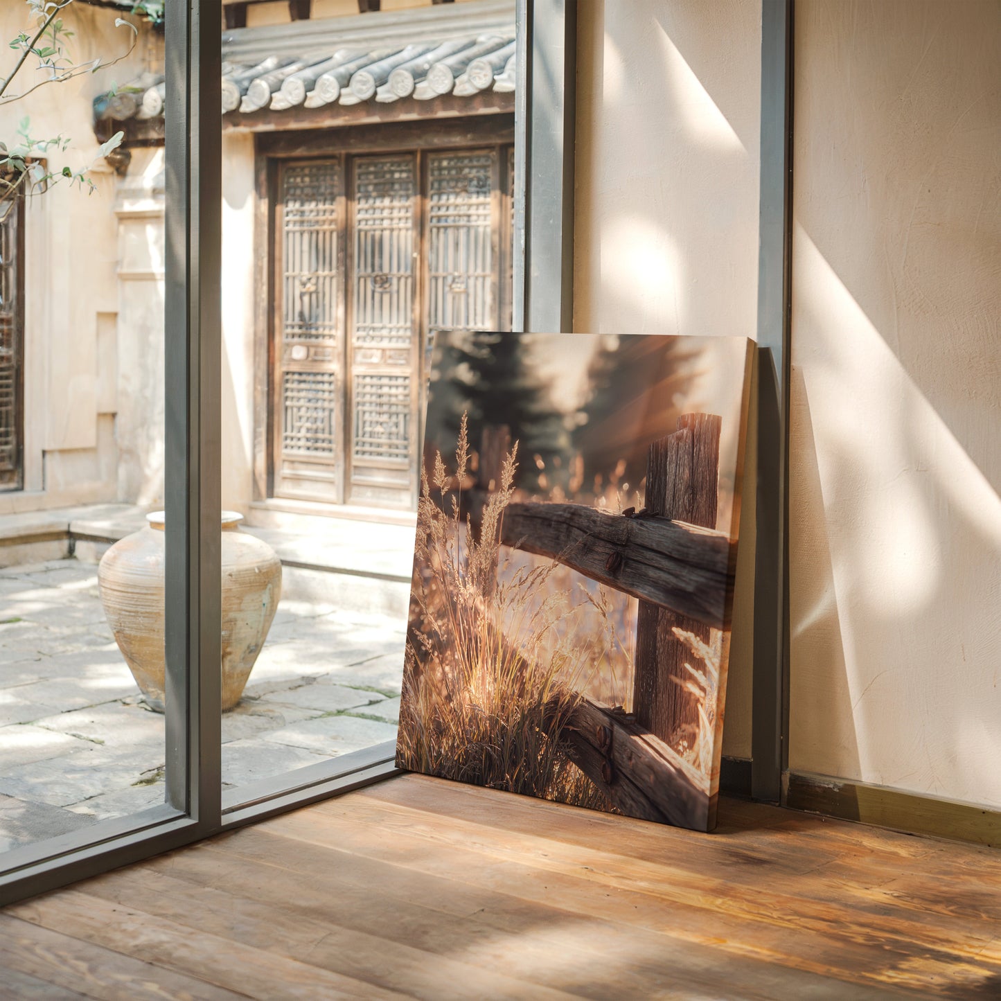 Golden Light on Weathered Wood (Online Exclusive)